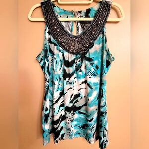 3/$20 dressy Tank w/sequins Sz LP